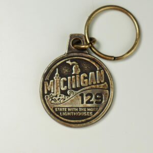 Michigan Lighthouses 129 Metal Keychain