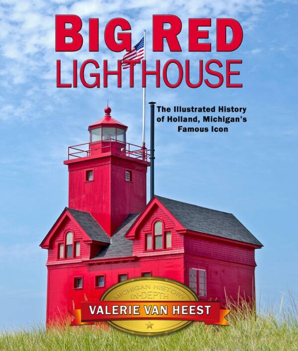 Big Red Lighthouse by Valerie Van Heest (Signed)